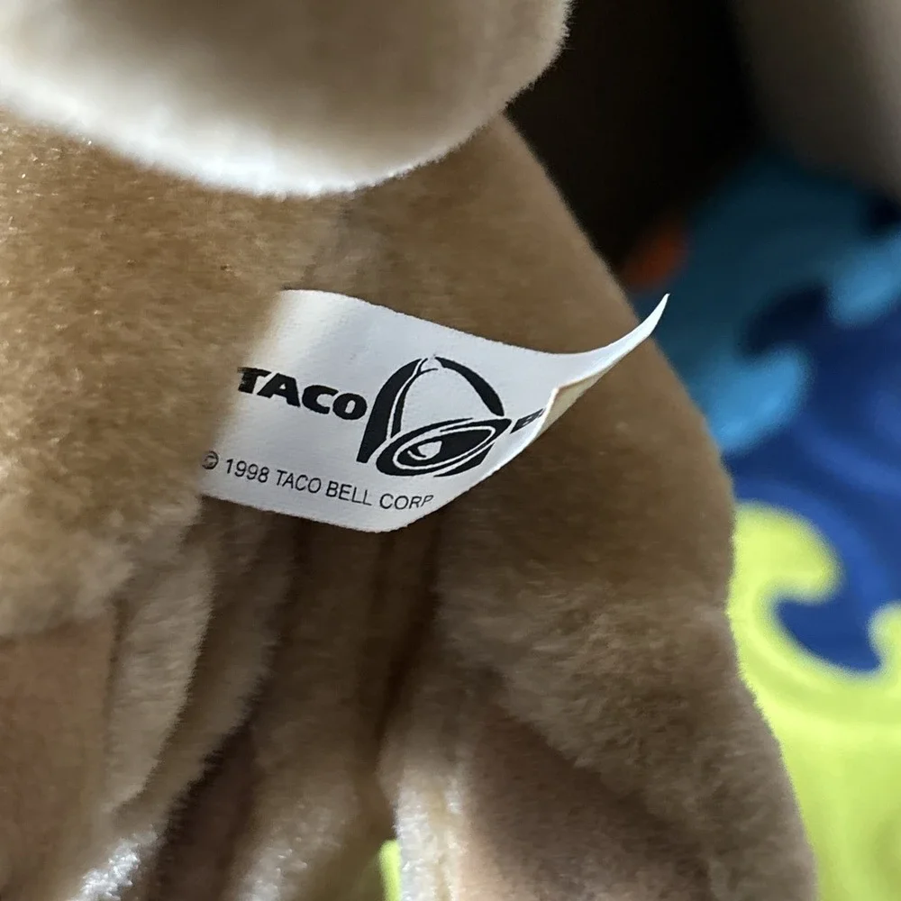 Vintage 1998 Taco Bell Chihuahua Plush Dog 